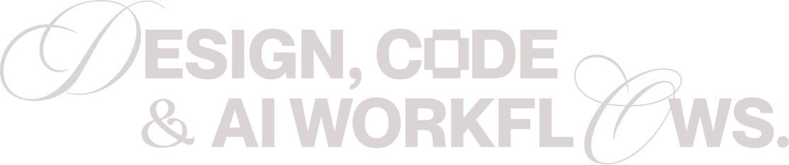 Design, code & AI workflows.